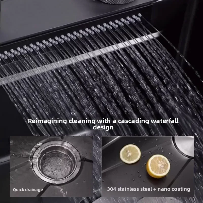 Kitchen Sink Integrated Cabinet Dish Basin Rack Rental Home Compact Easy Setup Kitchen Sink Kitchen Washbasin Kitchen Sink