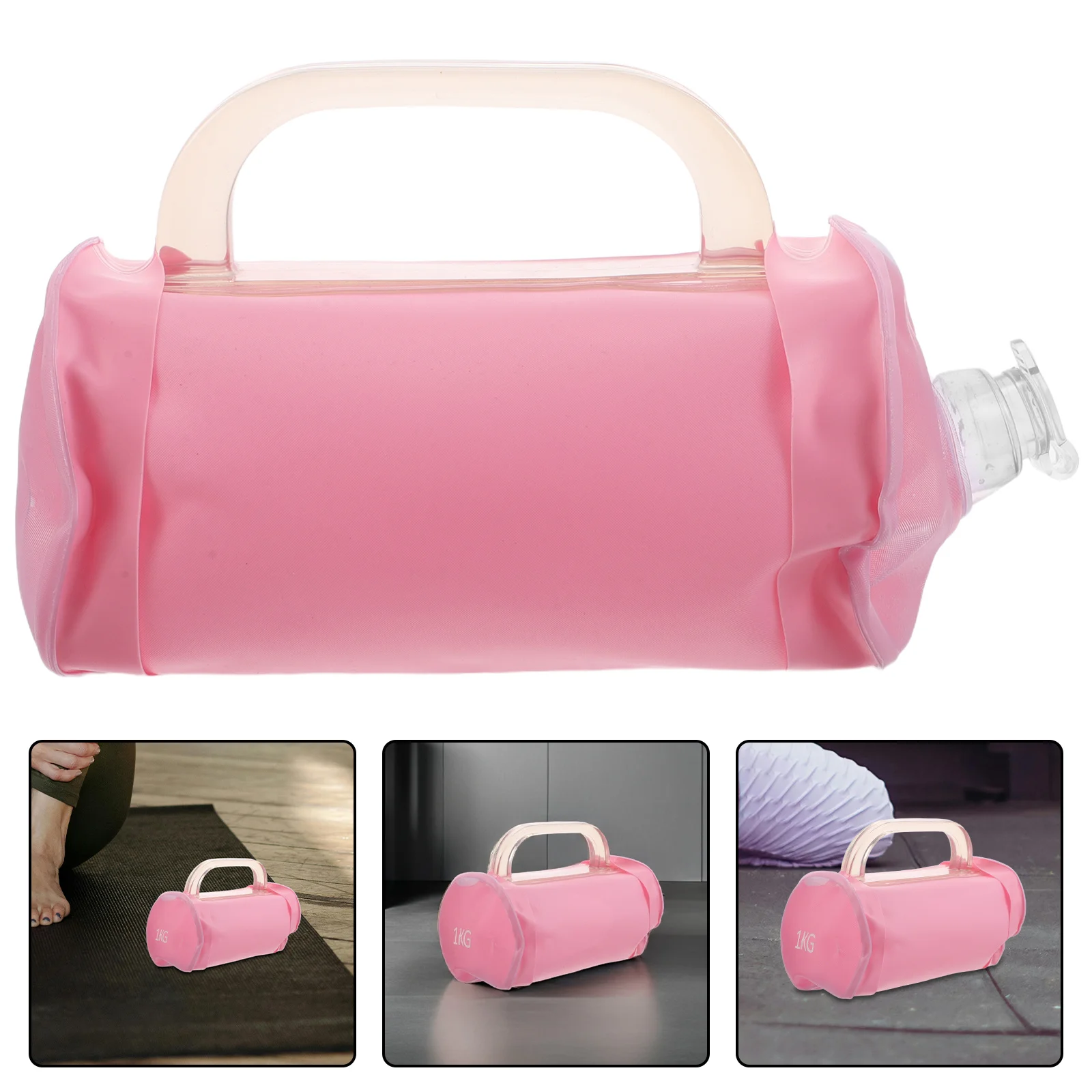 2 قطعة الدمبل المملوءة بالماء قابل للتعديل سعة 2 كجم معدات اللياقة البدنية المحمولة لتشكيل المنزل تدريبات الجسم بالكامل أكوا #1