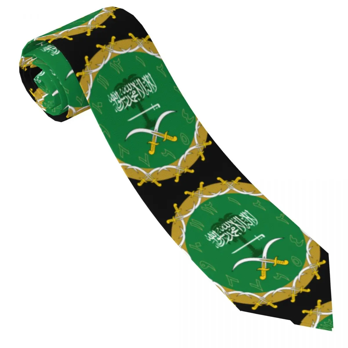 Saudi Arabia Flag Tie For Men Women Necktie Tie Clothing Accessories