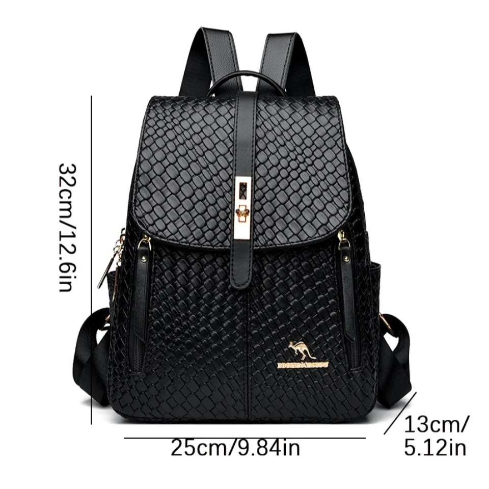 Fashion Woman`s New Retro Leisure Bag Backpack Large Capacity Korean Version Trend Outdoor Travel Bag luxurious Ladies Backpack