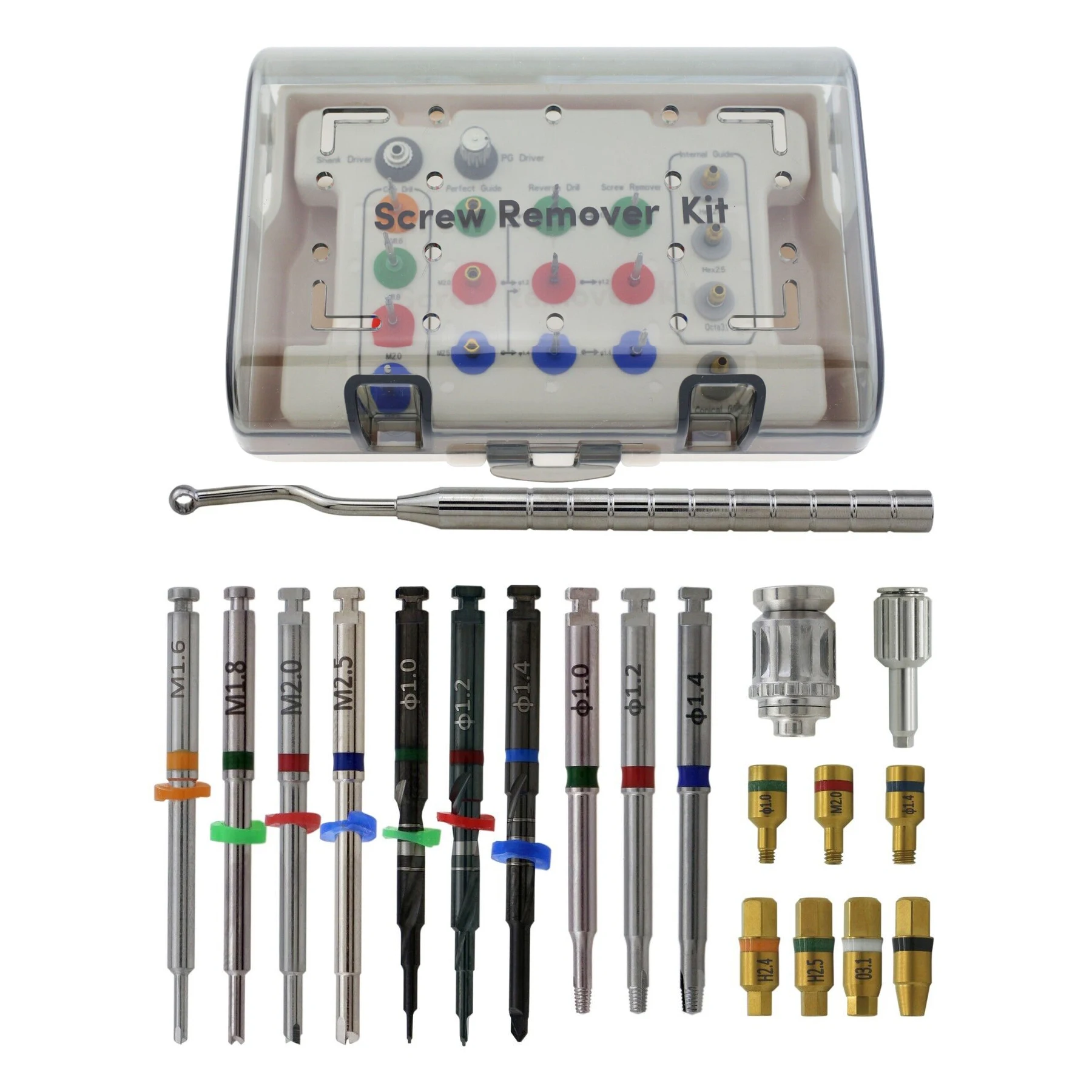 Dental Universal Implant & Fractured Screw Removal Kit MCTBIO/FSRK-02 NeoBiotech