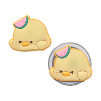 Soft Cute Animal Cake Chicken Phone Holder Griptok Phone Stand Holder Support For iPhone 17 iPhone 16Pro Max Samsung