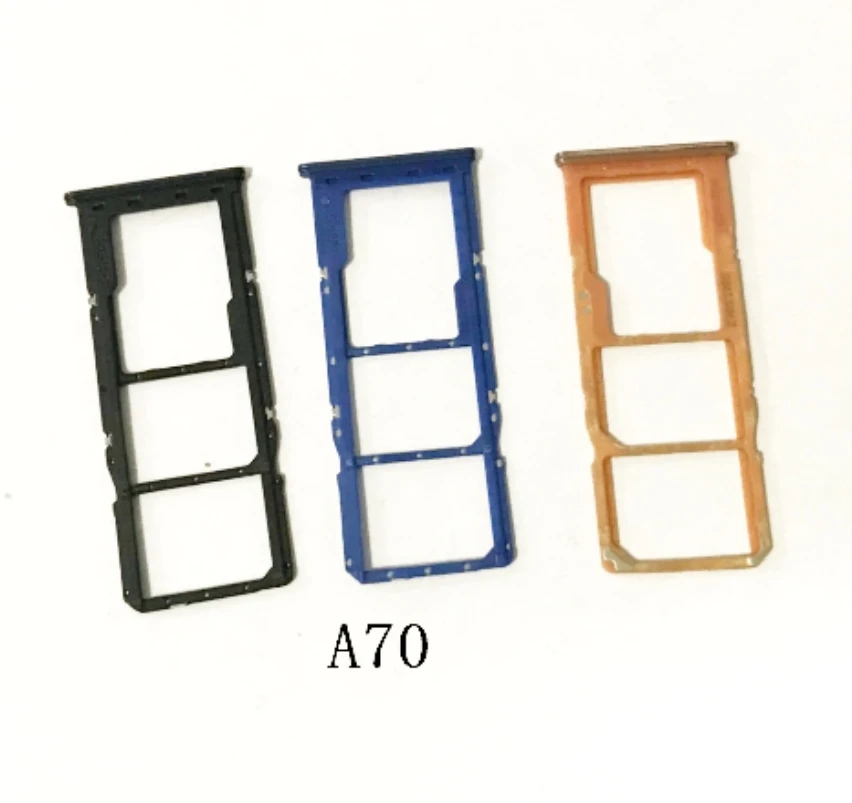 50Pcs For Samsung A10 A20 A205F A30 A305F A40 A50 A60 A70 A80 A90 SIM Card Tray Slot Holder Repair Part