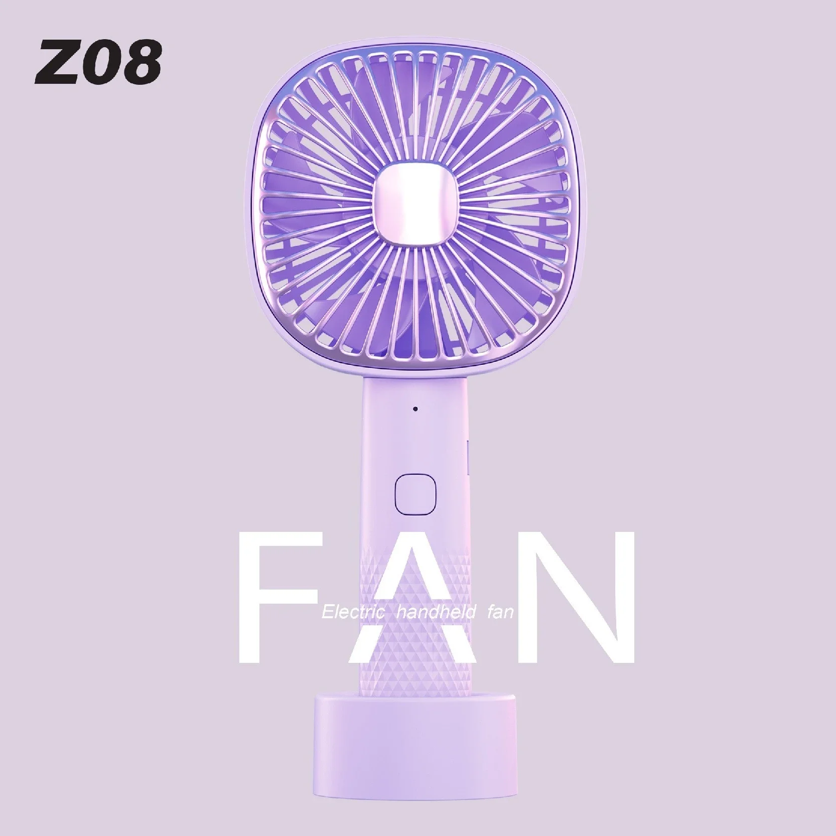 2024 Cross-border New Usb Small Handheld Rechargeable Mini Portable Small Fan For Home Dormitory Suction Fan For Window