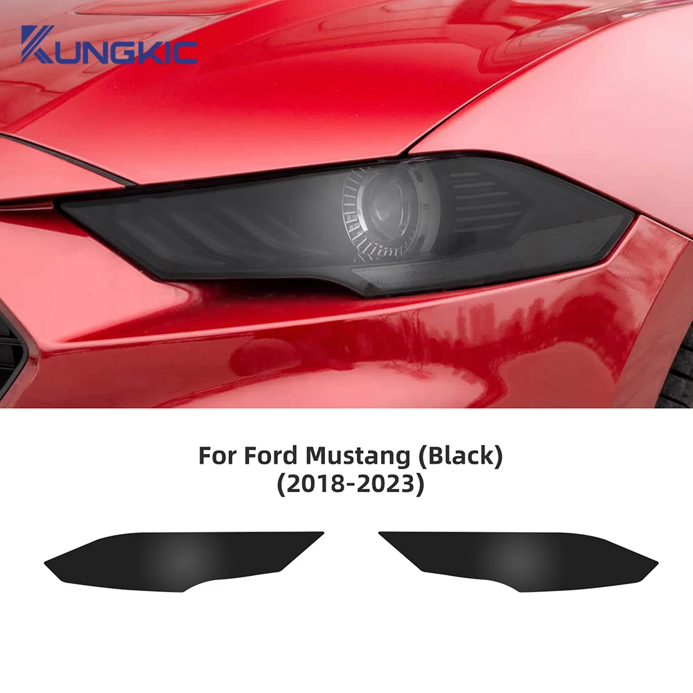

Smoke Black Headlight Tail Light Film for Ford Mustang 2018 2019 2020 2021 2022 2023 Car Protective TPU Accessories