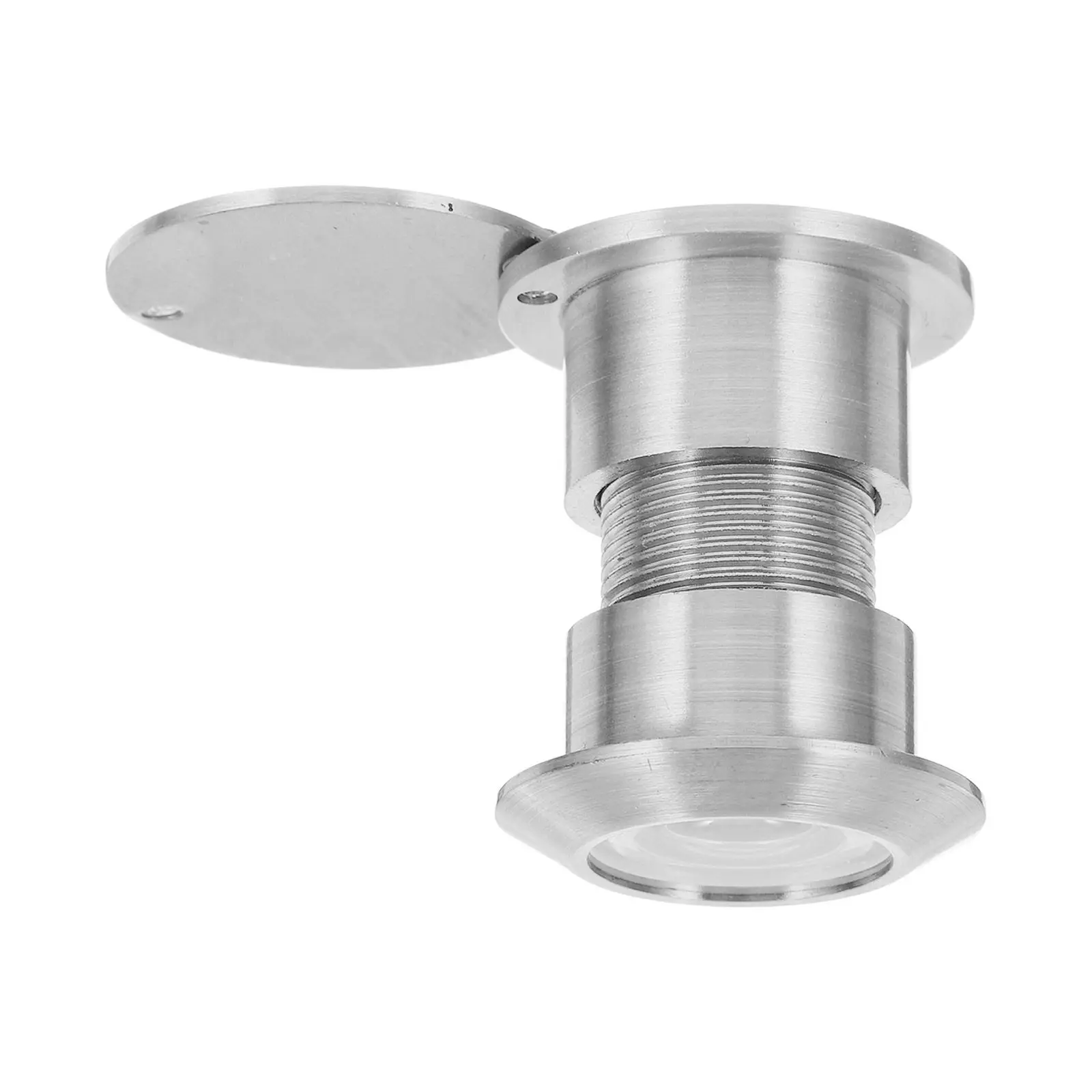 

Premium Wide View Anti Tamper Peephole 40-55Mm Door Thickness Hd Optical Lens Zinc Alloy Security Door Viewer Silver Apartment