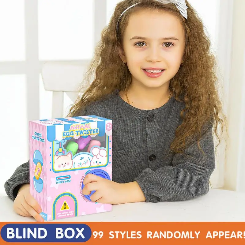 Claw Machine for Kids Children Fun Egg Twisting Machine Toys Capsule Surprise Gift Christmas Toy for Kids Christmas Doll Machine