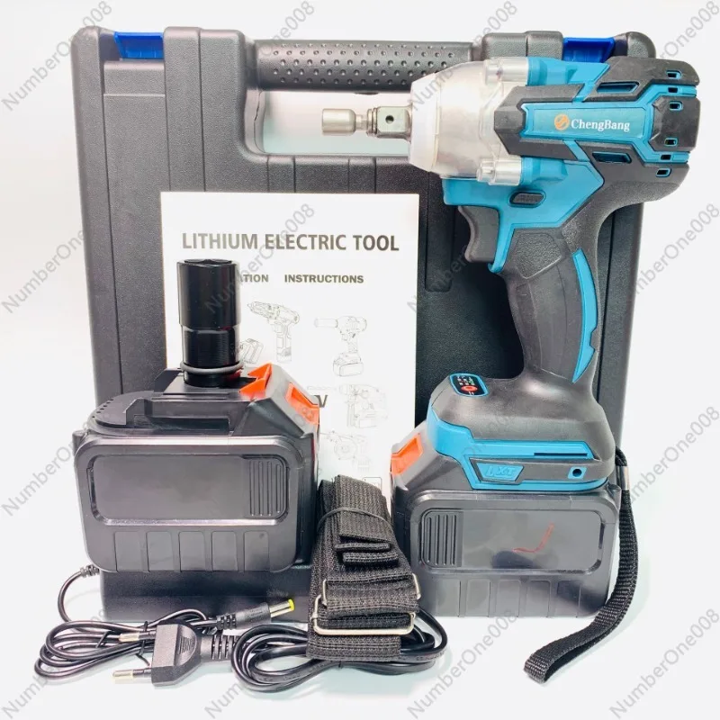 

Dual-purpose shaft lithium battery brushless electric wrench charging impact wrench electric wrench