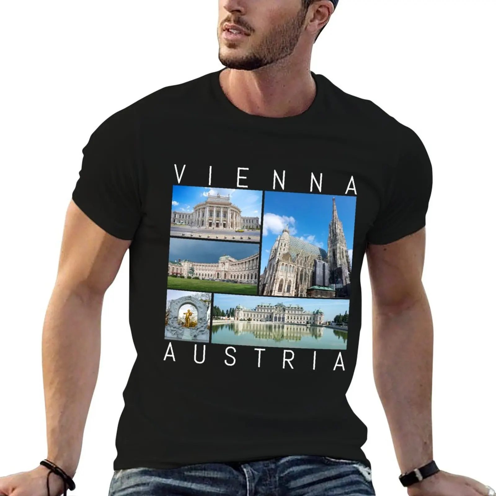 Vienna Austria Souvenir famous sights T-Shirt new edition Personalized t-shirt mens graphic t-shirts pack