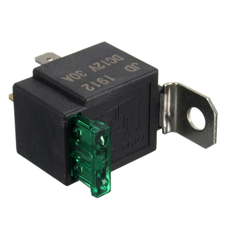 2 Pcs 12V 4 Pin Car Relay: 1 Pcs 30A SPST Car Relay Switch & 1Pcs 100Amp ON/OFF Switch Split Charge Relay