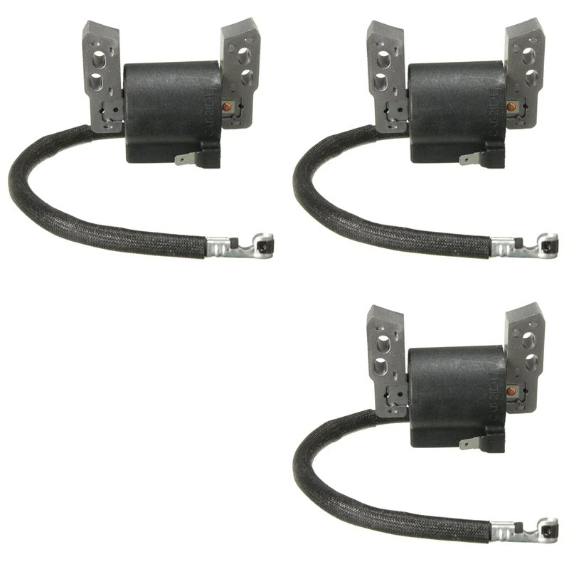 3X Lawn Electronic Ignition Coil For Briggs & Stratton 695711 802574 796964 Black