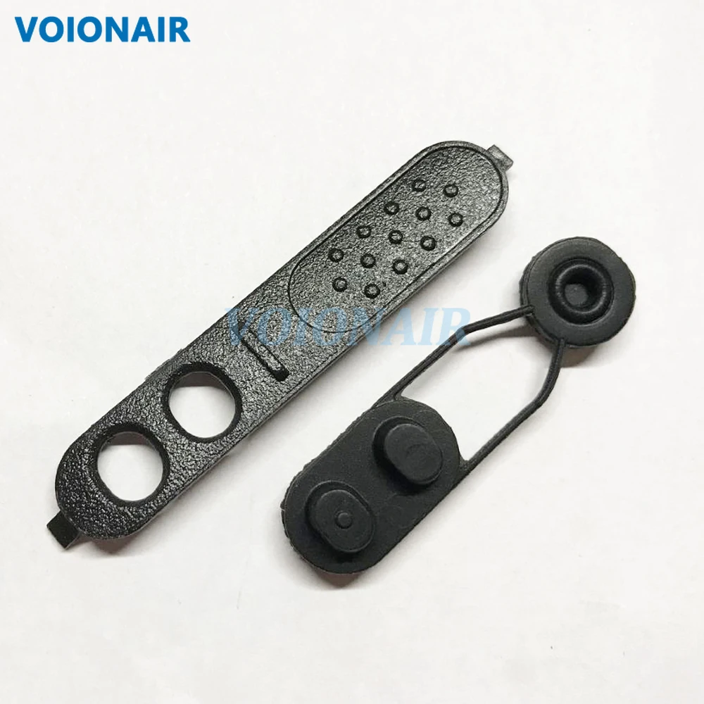 

VOIONAIR 100pairs PTT Bezel And Button For XIR P3688 DEP450 New Version Two Way Radio Accessories