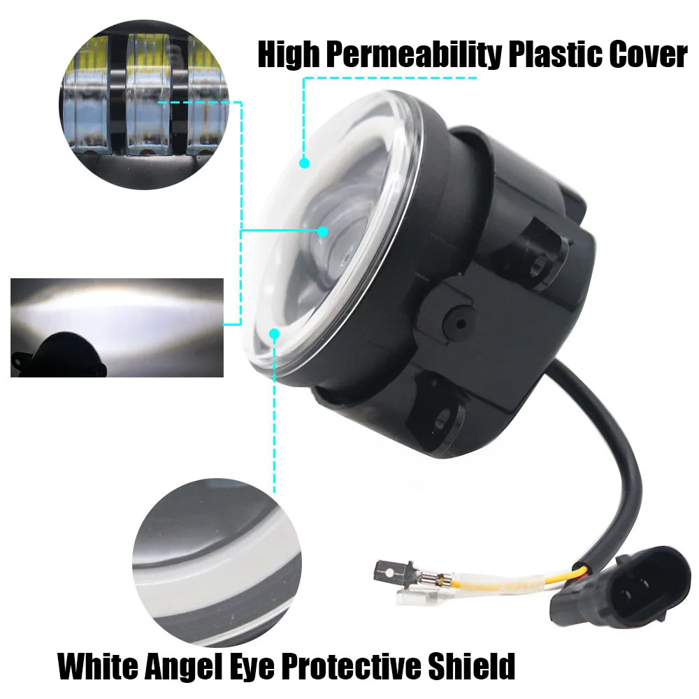 Feu antibrouillard Led pour Suzuki Swift 5, Swift Sport 2017 2018 2019 2020 2021 2022, clignotant PTF, œil d'ange, anneau Halo DRL