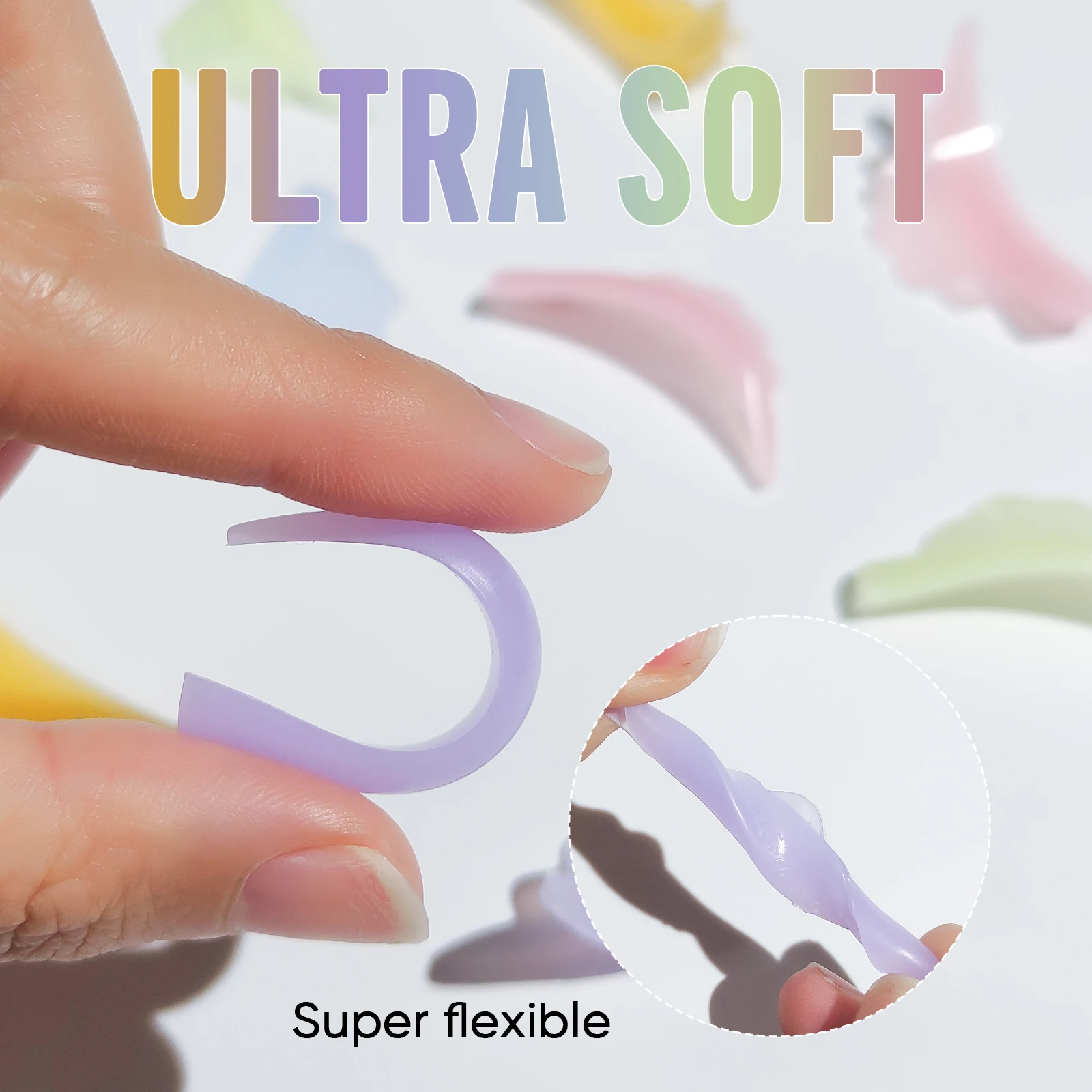 Libeauty 5 pares de silicone cílios perm almofadas pegajosas lash lift escudo levantamento 3d cílios modelador acessórios aplicador ferramenta maquiagem