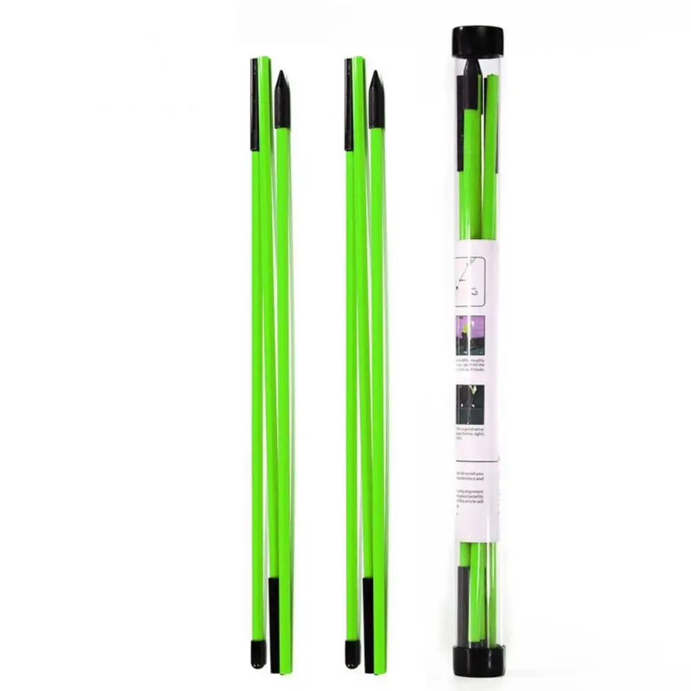 Folding Golf Alignment Sticks Collapsible Improve Golf Level Golf Practice Rods Not Easy To Break Easy To Use
