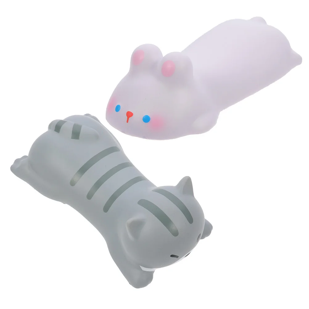 2 pezzi di tappetino per mouse animale cartone animato poggiapolsi supporto leggero e traspirante per giochi per computer tappetino per mouse moderno accessorio per ufficio