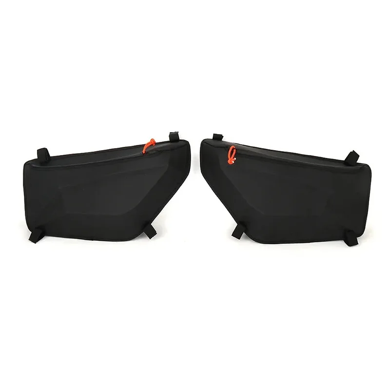 X3 UTV Front Doors Storage Bag For Can am Maverick X3, Maverick X3 MAX R RR 4x4 XMR XDS 2017+ Gray/Red Stitching