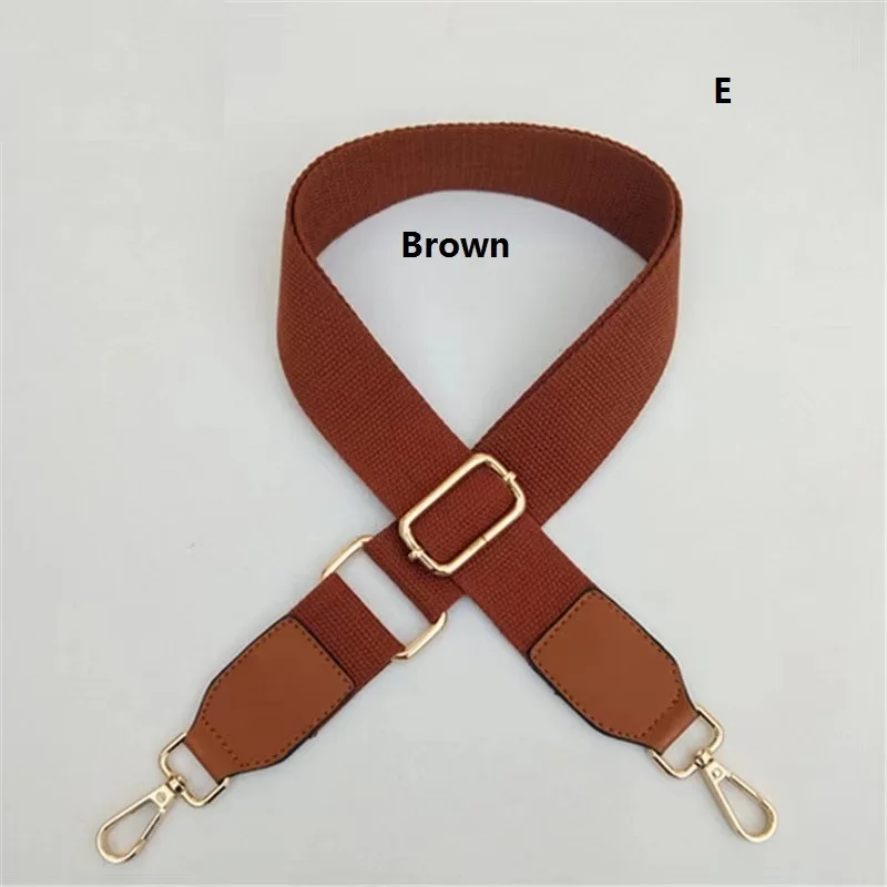 Free Shipping  3.8cm Width Colourful Nylon strong Bag Strap Handbag Schoolbag Replace Belt