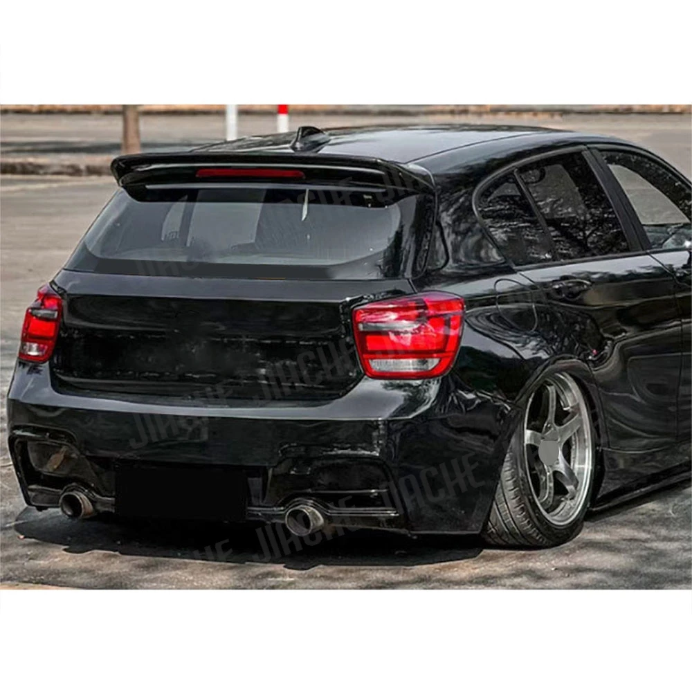 

Car Carbon Look Rear Bumper Diffuser Spitter Body Kits For BMW 1 Serise F20 M Sport 2012-2014 Rear Diffuser Cars Accessories