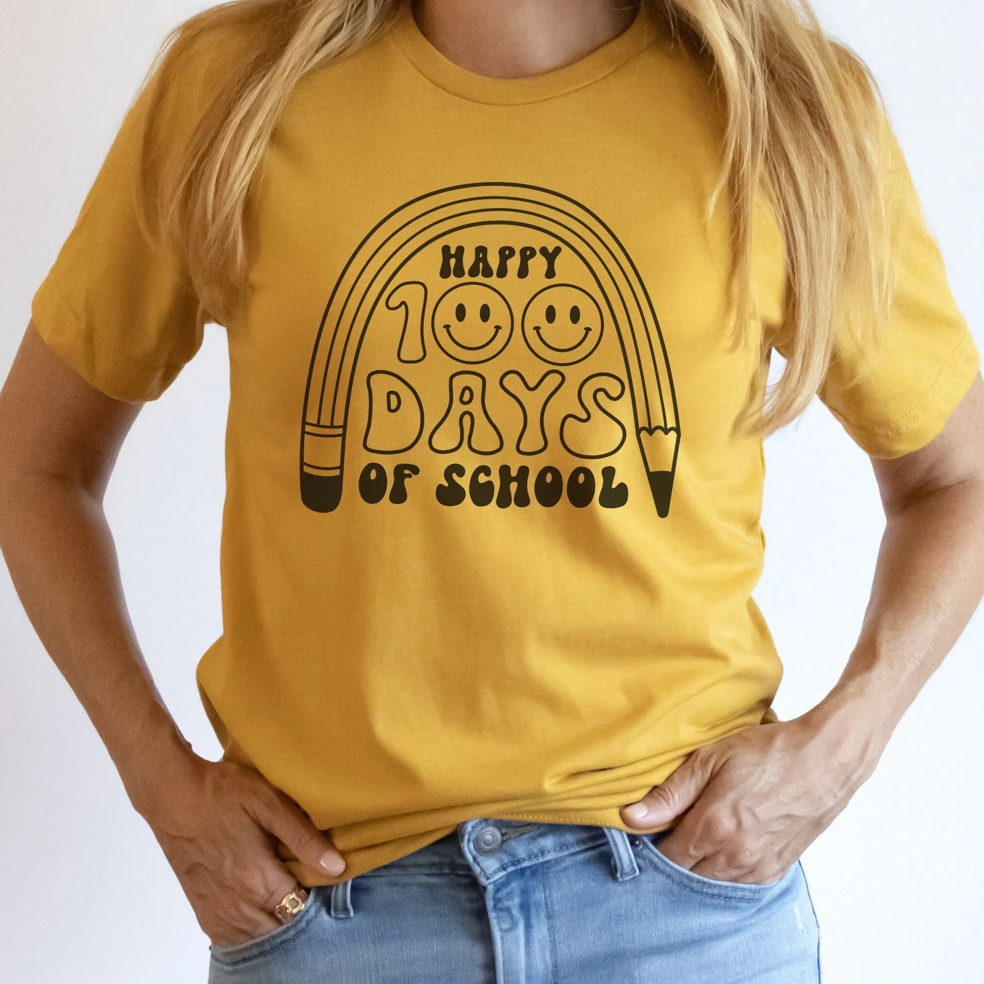 100 Days Of School T Shirt Day 100Th Celebration Happy Back To For Teacher