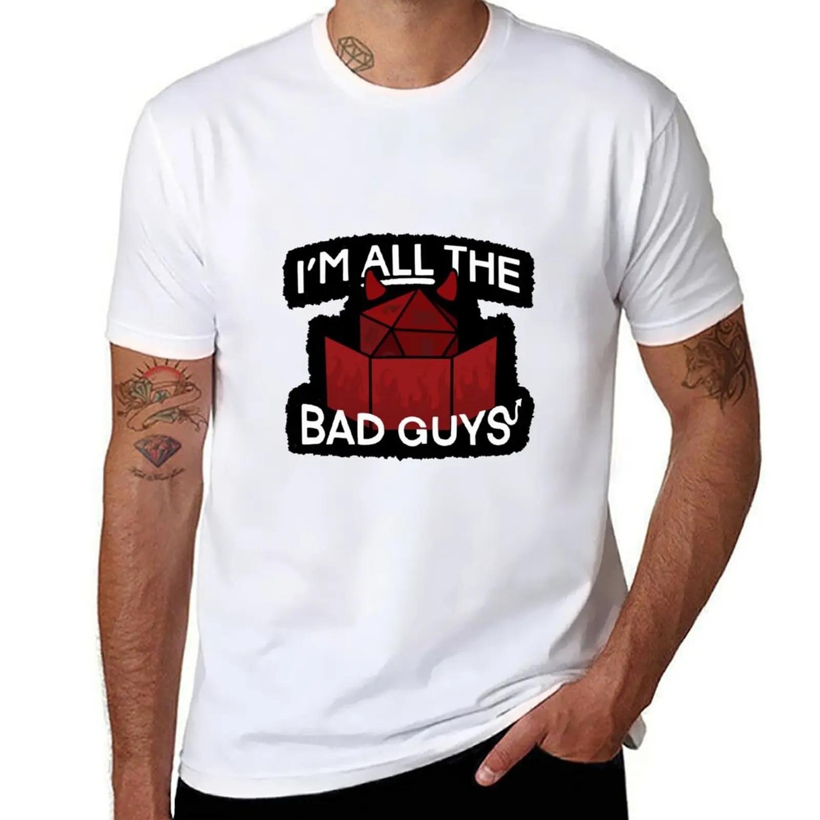 

I'm All The Bad Guys T-Shirt anime clothes cotton graphic tees summer shirt anime shirt t shirt men 100℅ cotton