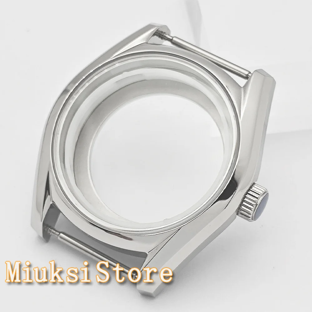 

NH35 Watch Case 40mm Sapphire Crystal Stainless Steel Watch Case Fit NH35 NH36 Watch Movement Accessories Parts