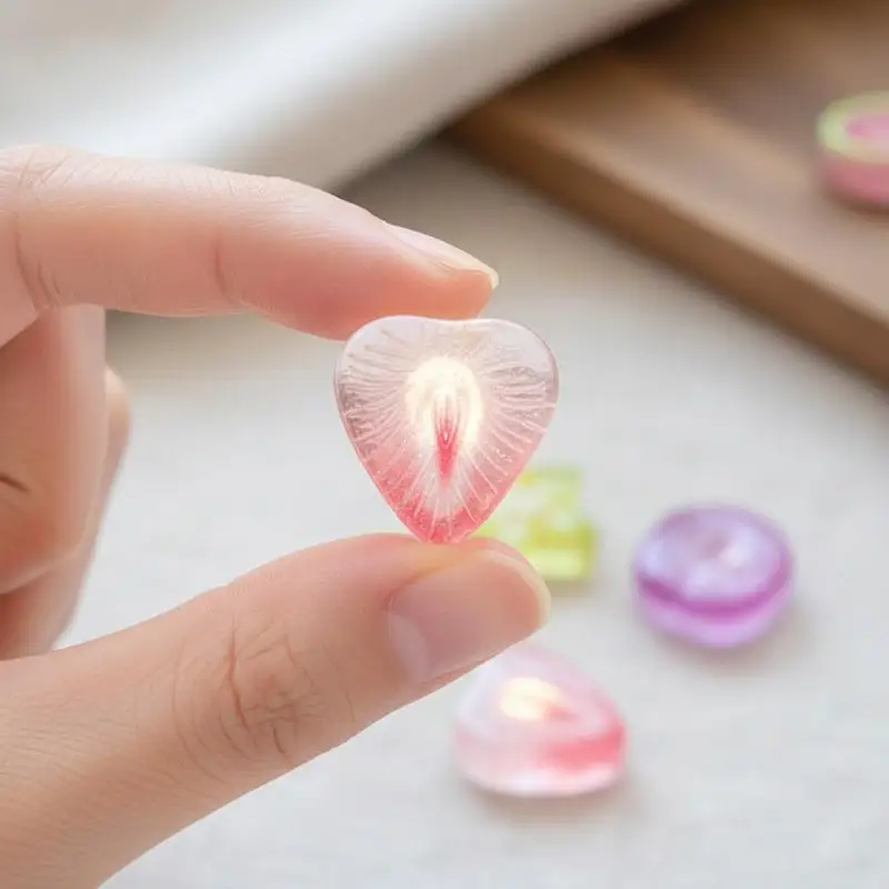 10pcs Mini Kawaii Cute Watermelon Fruit Flat Back Cabochons Scrapbook Diy Party Hairpin Accessories Home Decoration Craft