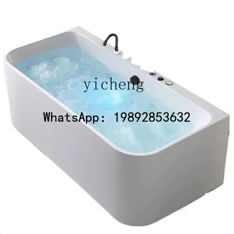 LYY   household light luxury square double constant temperature thin edge thickened independent bathtub basin
