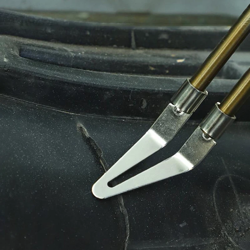 2pcs  Iron Tips Smooth Head Welder Accessory Solder Welding Replacement Tool For Plastic Soldering Welding Tip Welder Soldering