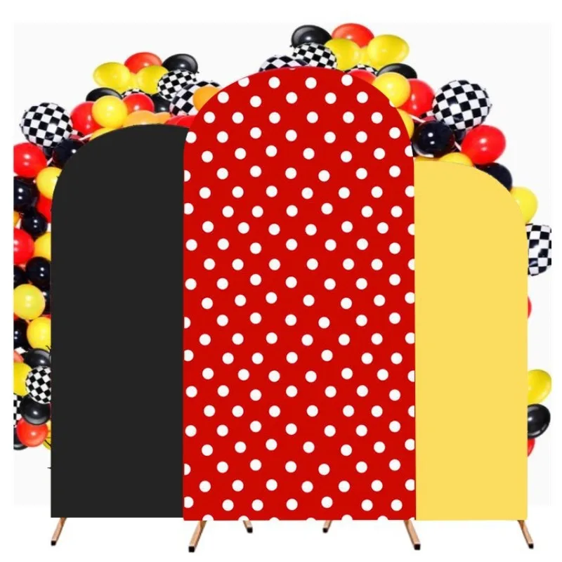 Wedding Arch Backdrop Cover Drape, Spandex Fitted Various Colors Sizes for Ceremony Birthday