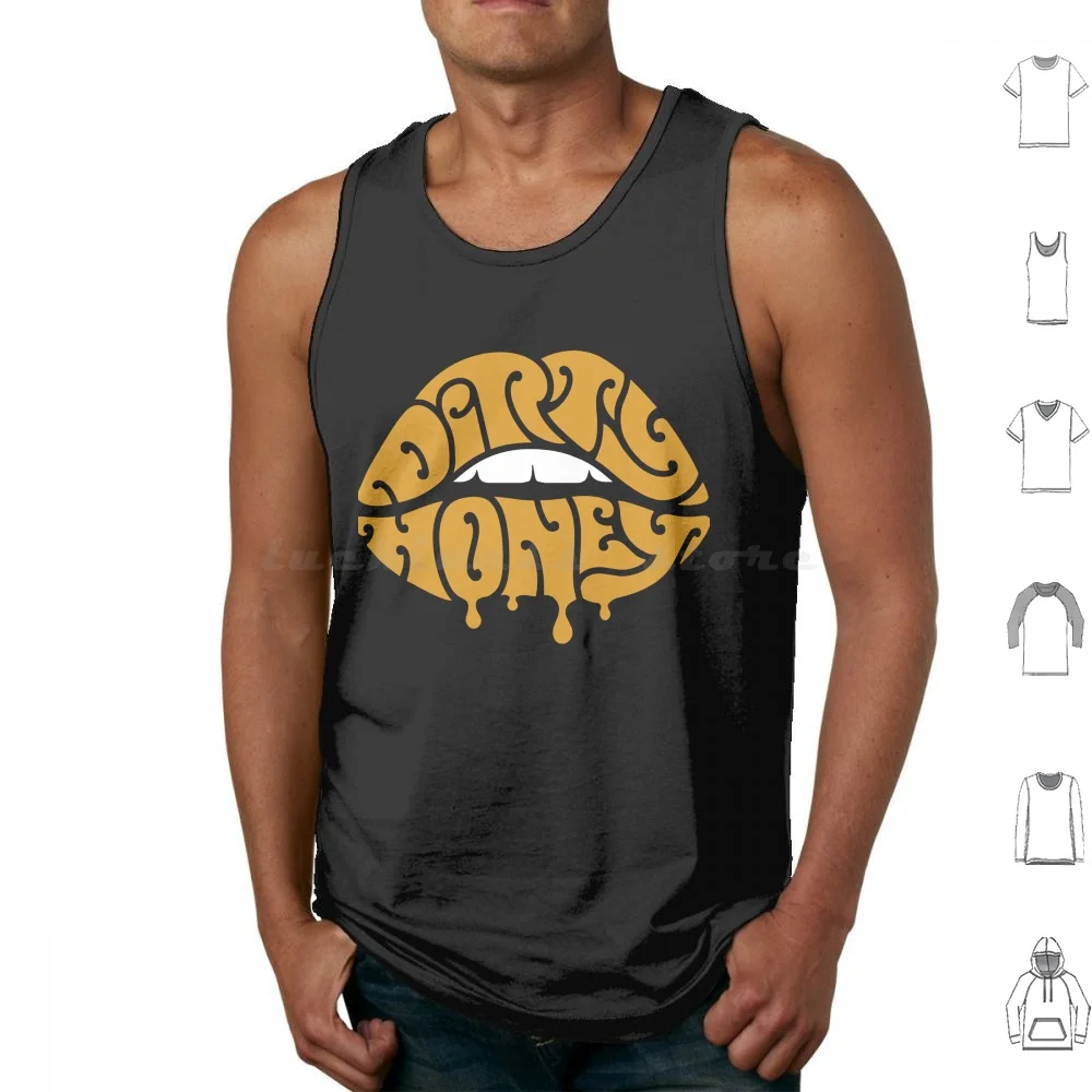 Dirty Honey Band Logo Classic Tank Tops Print Cotton Dirty Honey Band Logo