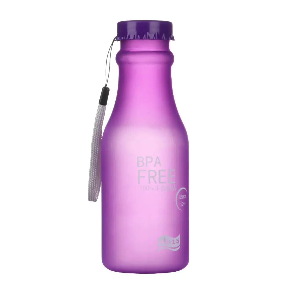 AliExpress NONE 550ml Unbreakable Water Bottle Sports Drinking Bottle Cycling Traveling Running Climbing Plastic Portable Dull Polish Cup