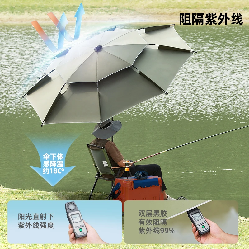 Fishing Universal Large Fishing Umbrella New Sunscreen Outdoor Beach Camping Parasol