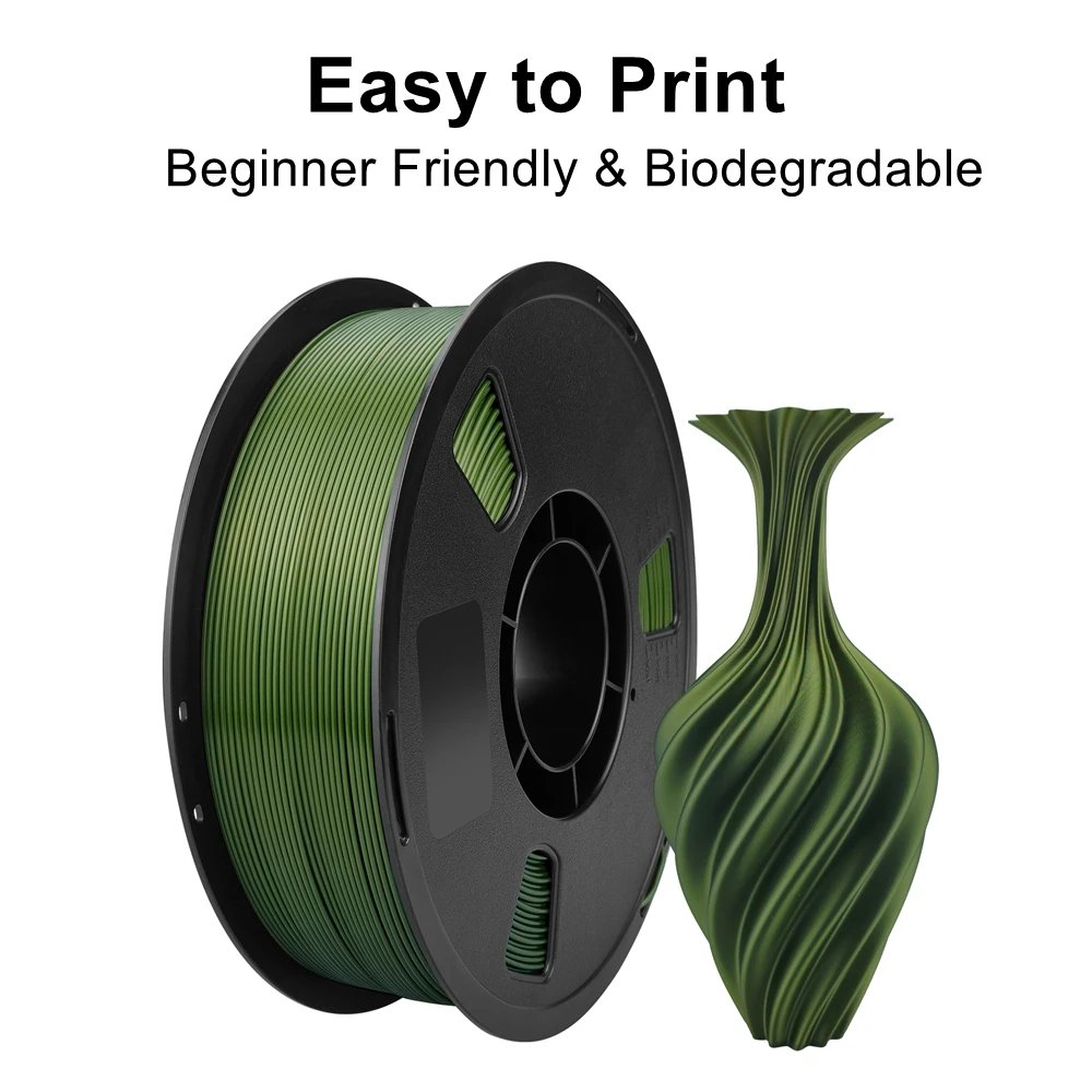 Nexaforge New Multicolor PLA Filament 10KG(22LBS) 1.75mm Bundle 1kg 10 Roll 3D Printer Material Green Red Yellow, Easy to Print & Beginner Friendly, Local Fast Free Shipping