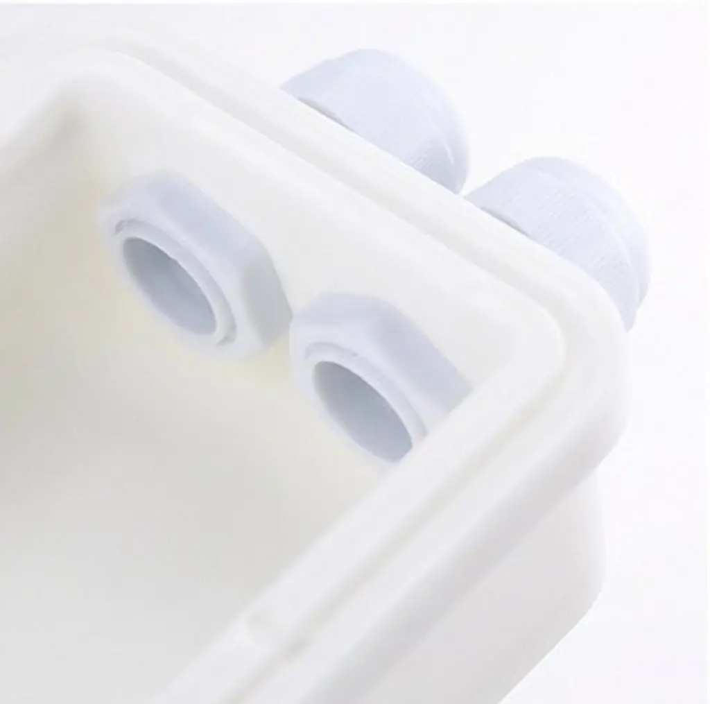 1Pcs Solar Panel Connector Dual-Hole Junction Box for Rv Yacht Rooftop ABS Solar Panel Accessory Optimal Energy Transfer