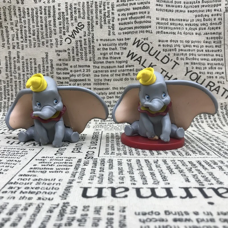 Disney Dumbo The Little Flying Elephant Circus Car Mounted Ornaments Desktop Doll Anime Doll Peripheral Ornaments Gifts