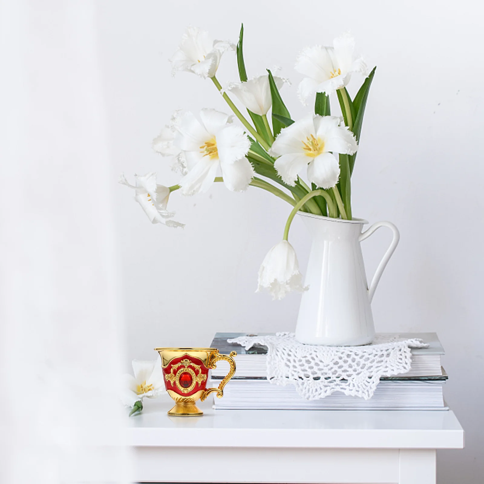 

Retro Wine Cup European Style Drinking Glass For Home Bar Restaurant Use Beverage Container Creative Unique Zinc Alloy