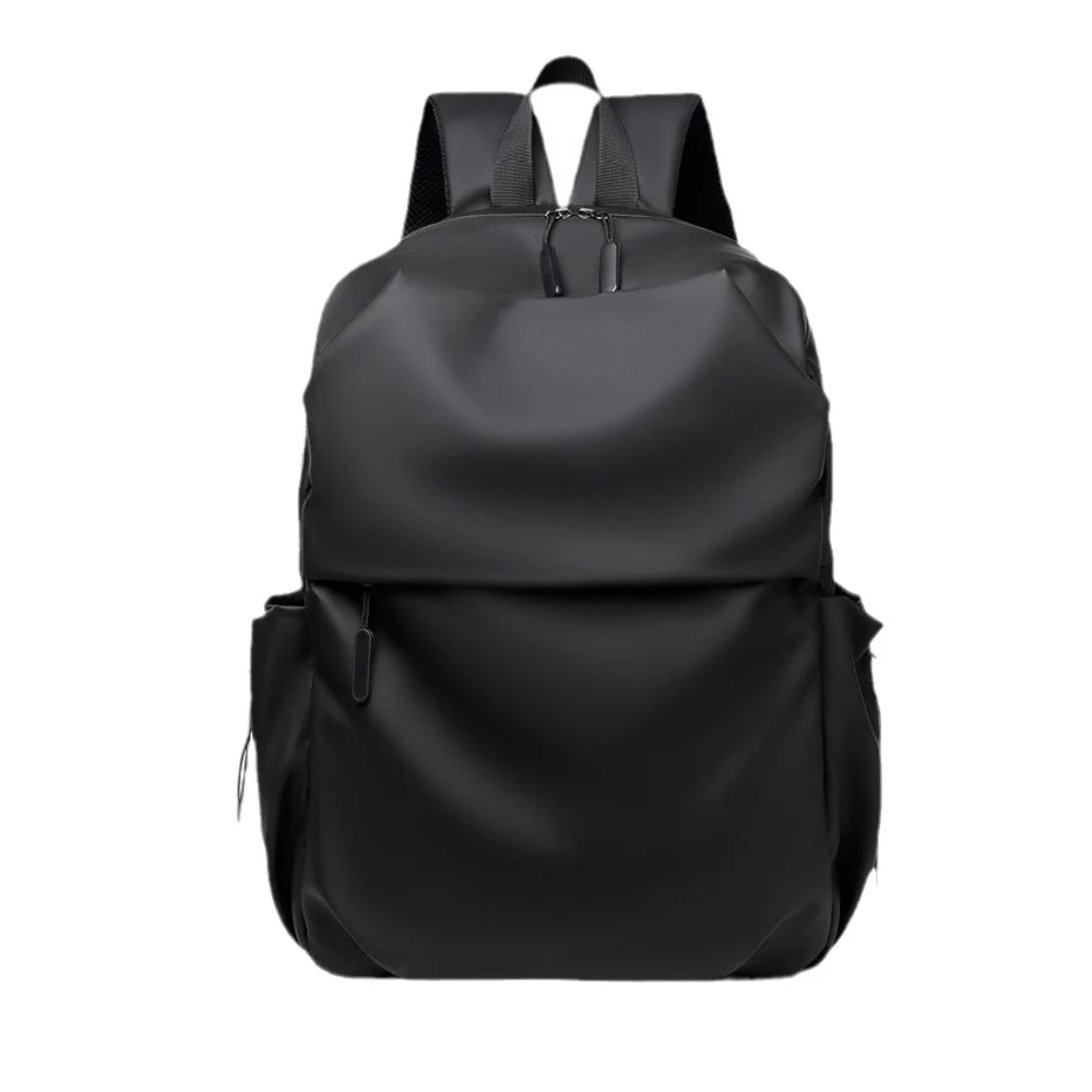 CFUN YA Nylon Laptop Backpack with Rounded Zip Top Front Pocket Trolley Sleeve and Carry Handle for Work Daily Travel A31237