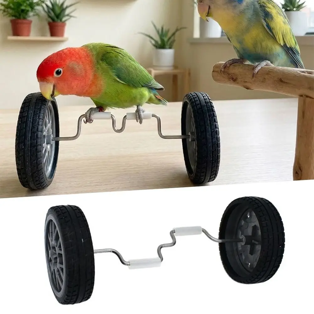 Multi-functional Plastic Parrot Balance Bike Lightweight Birds Training Bicycle Birds Intelligence Small Medium Birds