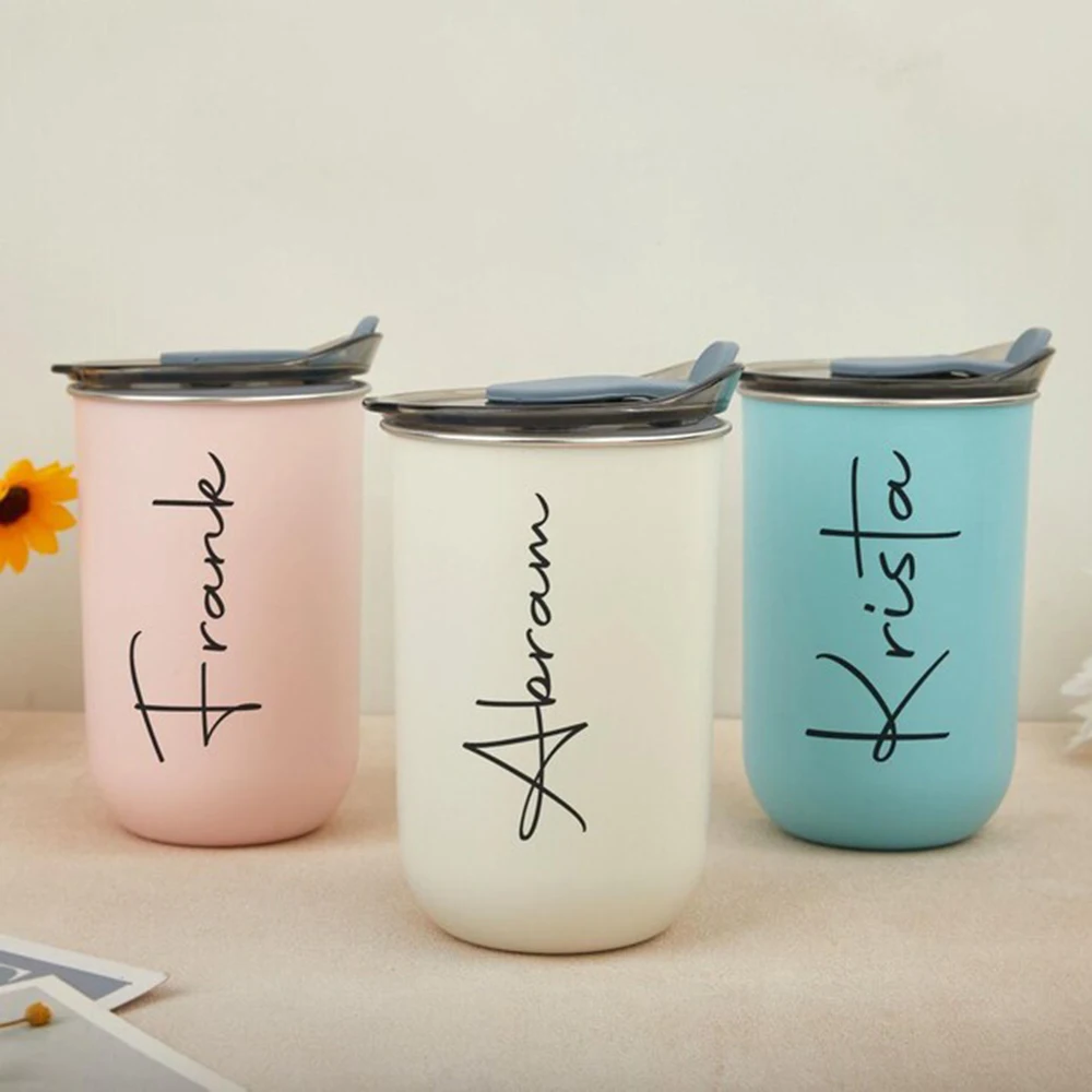 

Personalized 10oz Stainless Steel Insulated Cup With Customizable Name For Daily Use Suitable For Office Travel Home Water Cups