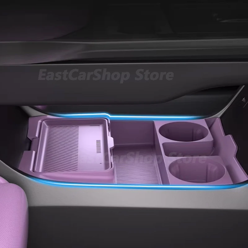 Для Mazda CX-6e EZ-60 J90K 2025 2026, автомобильный центральный блок управления под силиконовым ящиком для хранения, двухслойный ящик для хранения, аксессуары