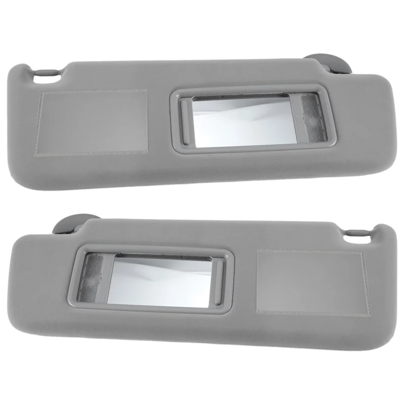

Portable 1Pair Car Grey Sun Visor Assembly 74320-60850-B1 7432060850B1 For Toyota Prado 2002-2009 Parts Accessories