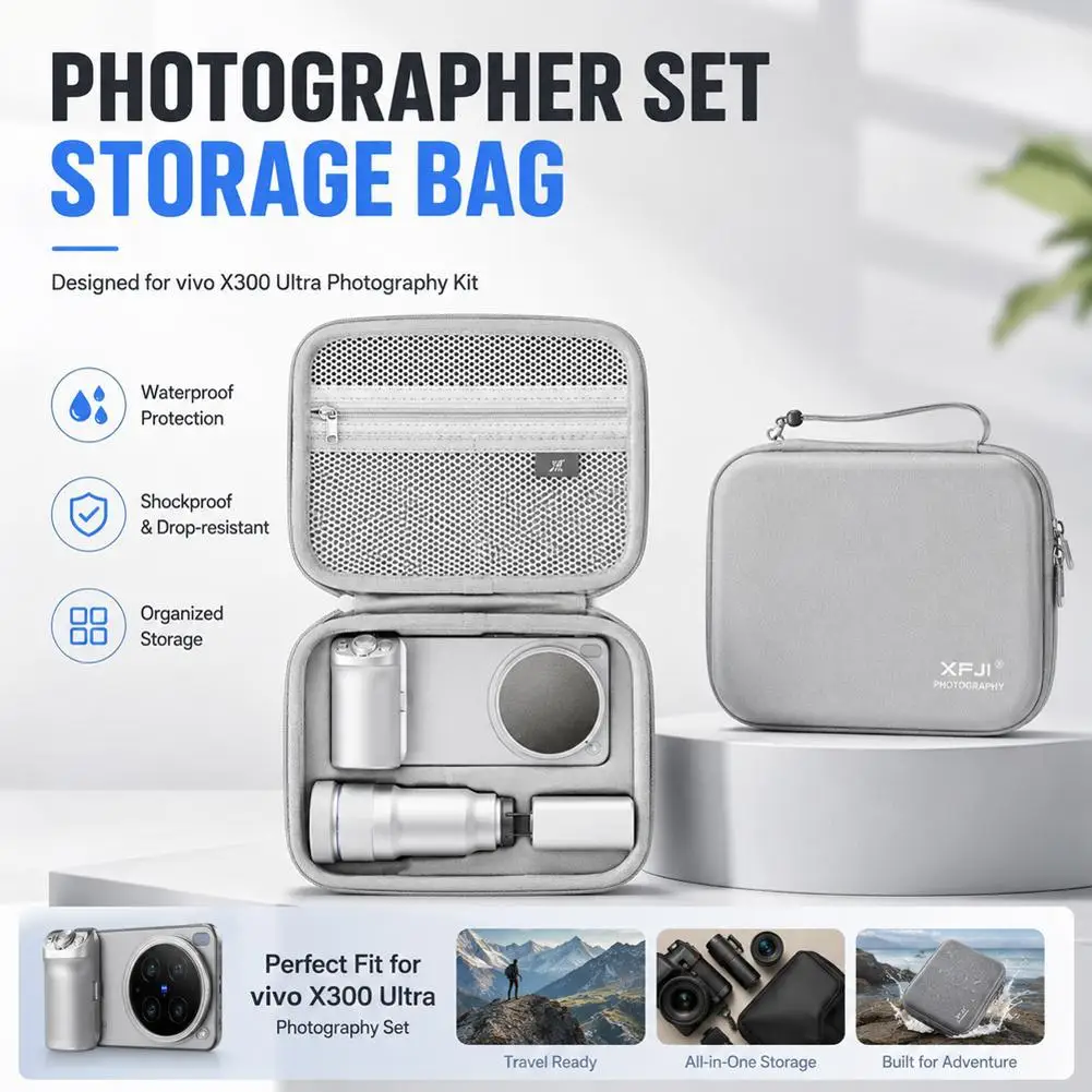 Etui do przechowywania zestawu fotograficznego Vivo X300 Ultra - Torba transportowa na teleobiektyw G2 Ultra i akcesoria
