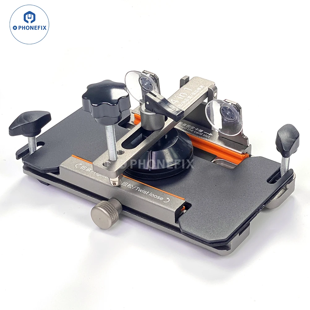 HW-171 Universal LCD Screen Separator Curved Screen Back Cover Bonding and Fixing Holder for Mobile Phone Repair Hand Tool Stand
