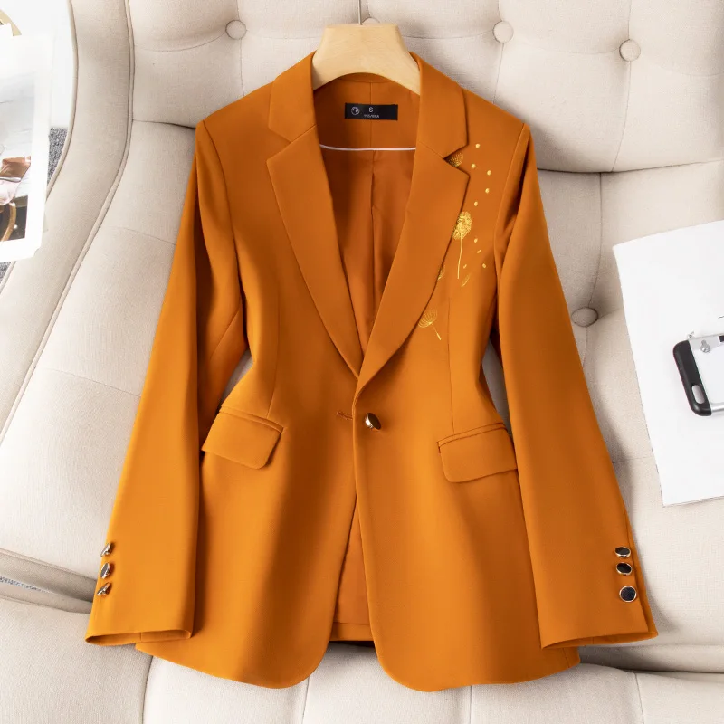 Women Jackets Res Small Suit Women's Coat Casual Small Loose Korean Version Small Suit Women's Design Sense Blazer Women