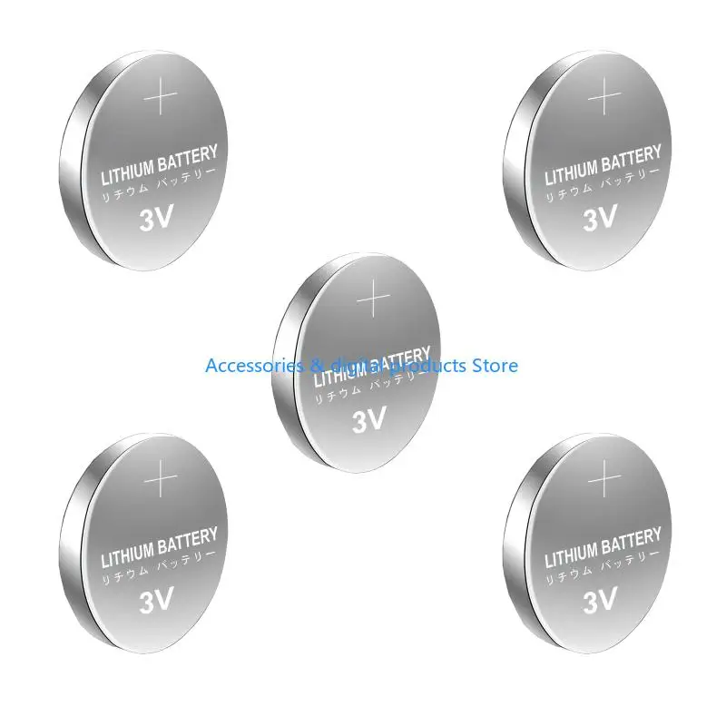 77JD 3V CR1225 Lithiums Coin Batteries 5/10Pcs for Automotive and Household Use