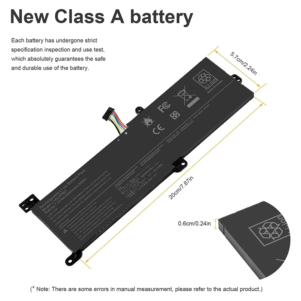 L16M2PB1 L16C2PB1 L16L2PB1 L16L2PB2 L16L2PB3 L16M2PB2 L16M2PB3 L16S2PB1 Laptop Battery for Lenovo IdeaPad 330 320 320-14AST
