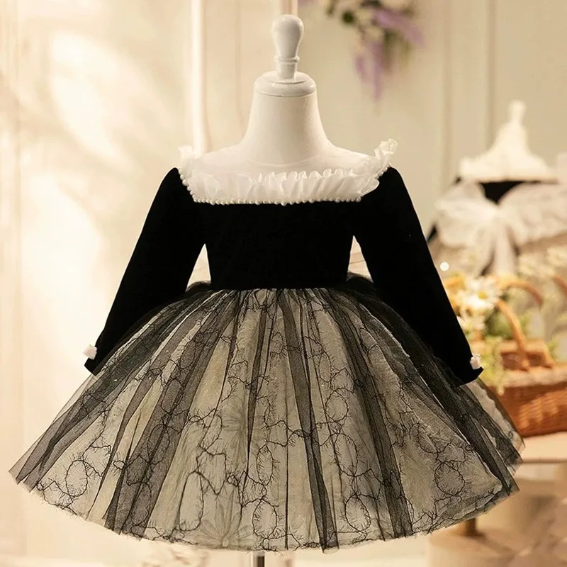 

New Girls Evening Gown Host's Piano Performance Birthday Party Dresses For Girls A4844 Vestidos Bridesmaid Dresses