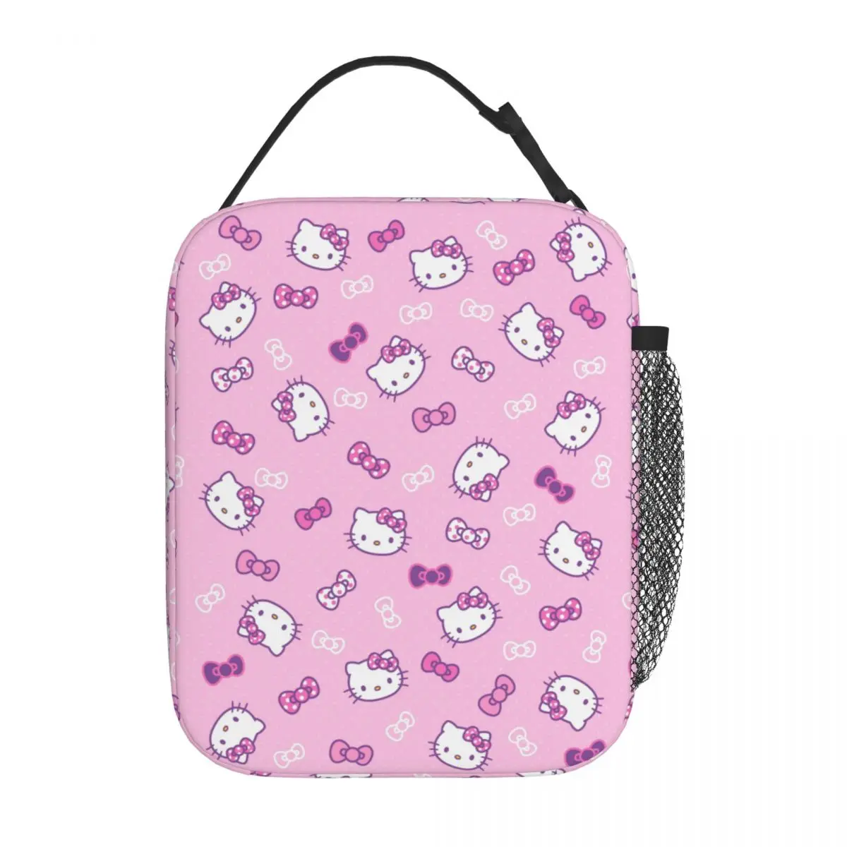 Hello Kitty Cute Insulated Lunch Bag For Girl Food Container Bags Portable Cooler Thermal Lunch Boxes For School Travel