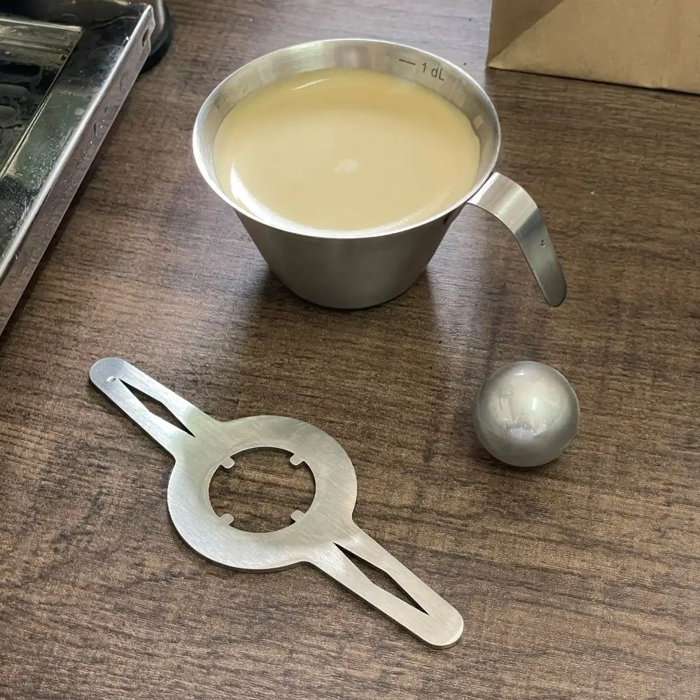 

Stainless Steel Espresso Chilling Ball Set Reusable Fast Cooling Espresso Chiller with Rack No Dilution Detachable Rack